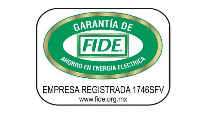 Certificación FIDE - Fideicomiso para el Ahorro de Energía Eléctrica